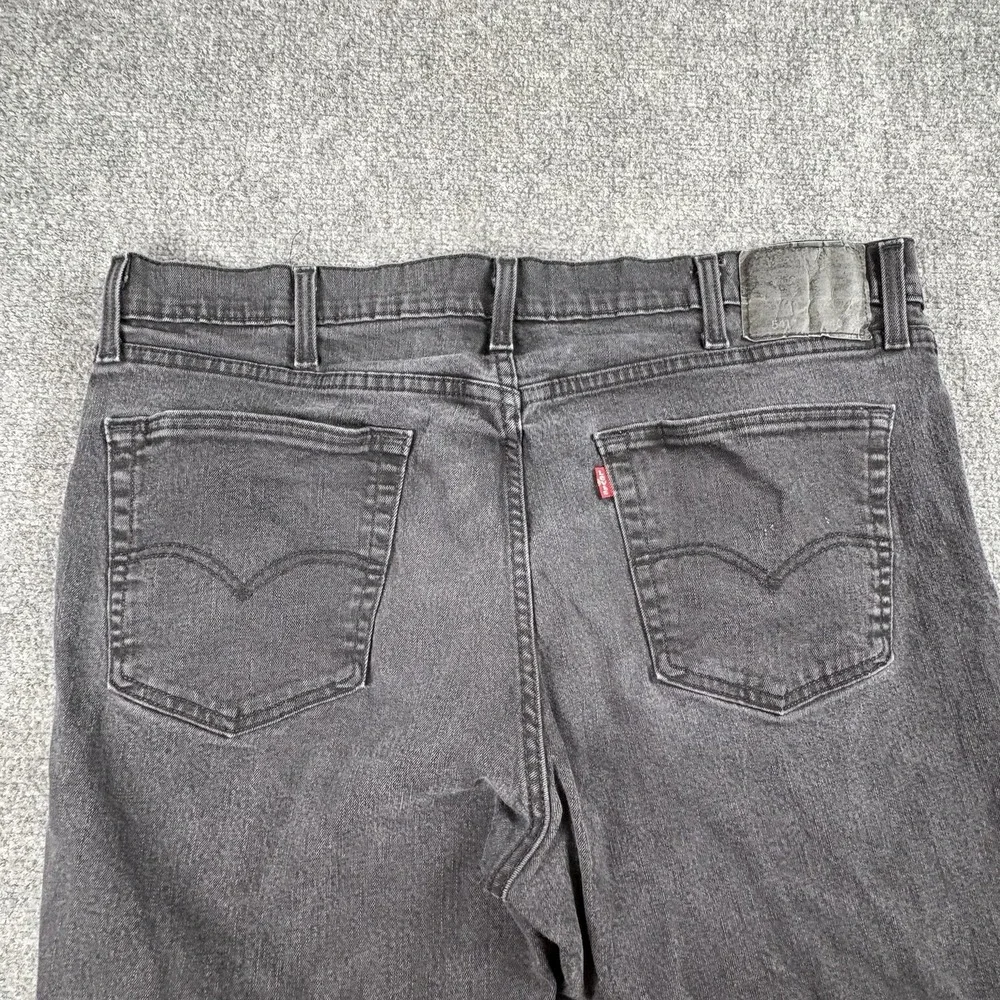 Levi's 541 Athletic Fit Jeans Men 40x30 Black Stretch Tapered Grunge Y2K Utility